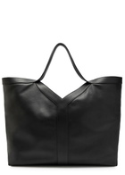 Saint Laurent Y Maxi Leather Tote bag - Black - One Size