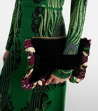 La DoubleJ Sequined clutch