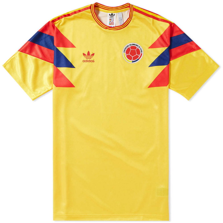 Photo: Adidas Columbia Jersey Tee Yellow