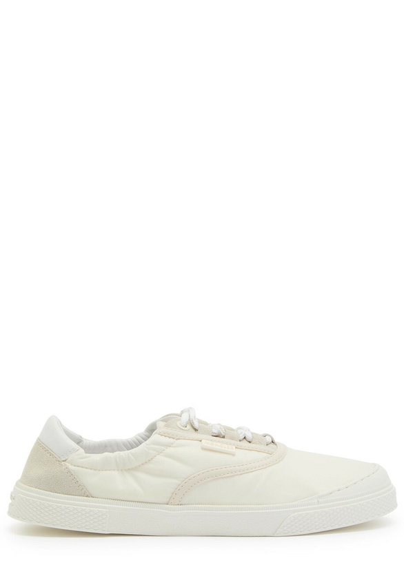Photo: Moncler Vera Leisure Nylon Sneakers Beige