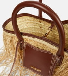 Jacquemus Le Panier Soli Raphia tote bag
