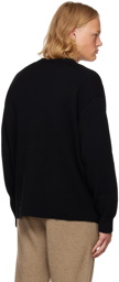 AURALEE Black Big Cardigan