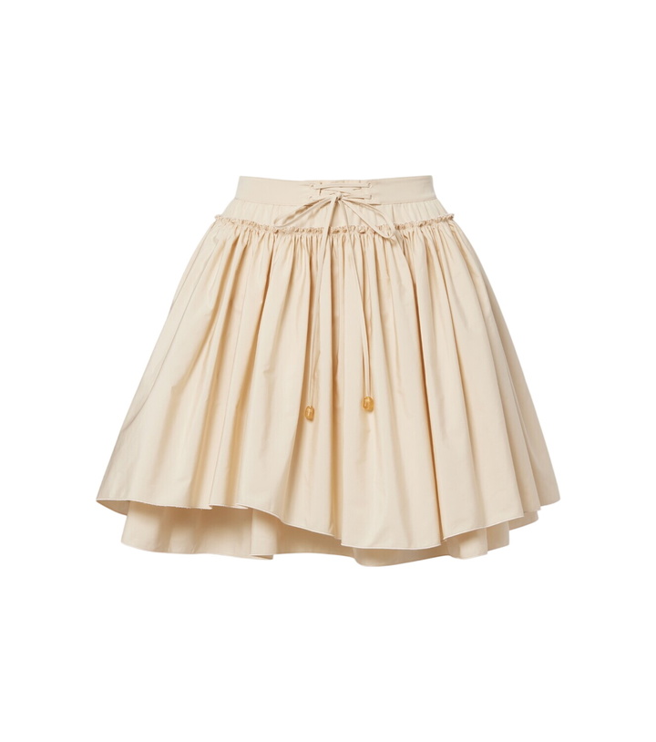 Photo: Loewe Paula's Ibiza cotton poplin miniskirt