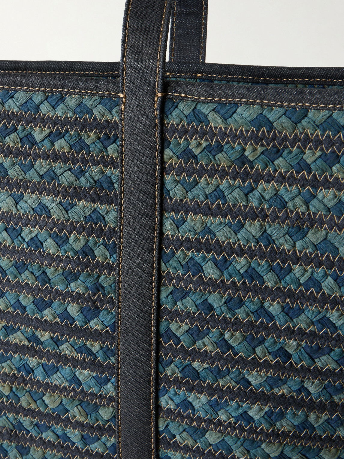 RRL - Banks Beach Medium Woven Tote
