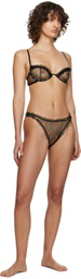 Le Petit Trou Black Jardin Briefs