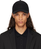 Hugo Black Embroidered Cursive Logo Cap