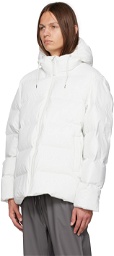 RAINS White Alta Puffer Jacket