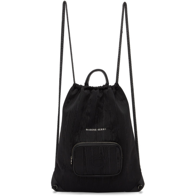 Marine Serre Black Bottle Bag Marine Serre