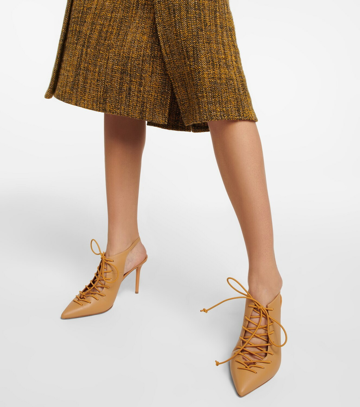 生まれのブランドで Malone Souliers Alessandra leather slingback pumps Malone 靴