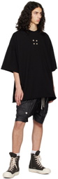 Rick Owens DRKSHDW Black Zip Shorts
