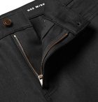 Saint Laurent - Skinny-Fit 15cm Hem Raw Stretch-Denim Jeans - Black
