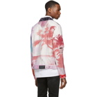 Balmain Multicolor Denim Palm Tree Jacket