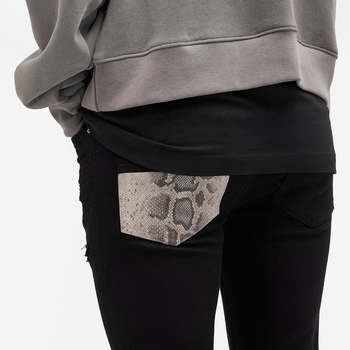 AMIRI Men's Snake MX1 Jeans in Black Amiri