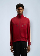 Palm Angels Curved Logo Zip-Up Track Jacket