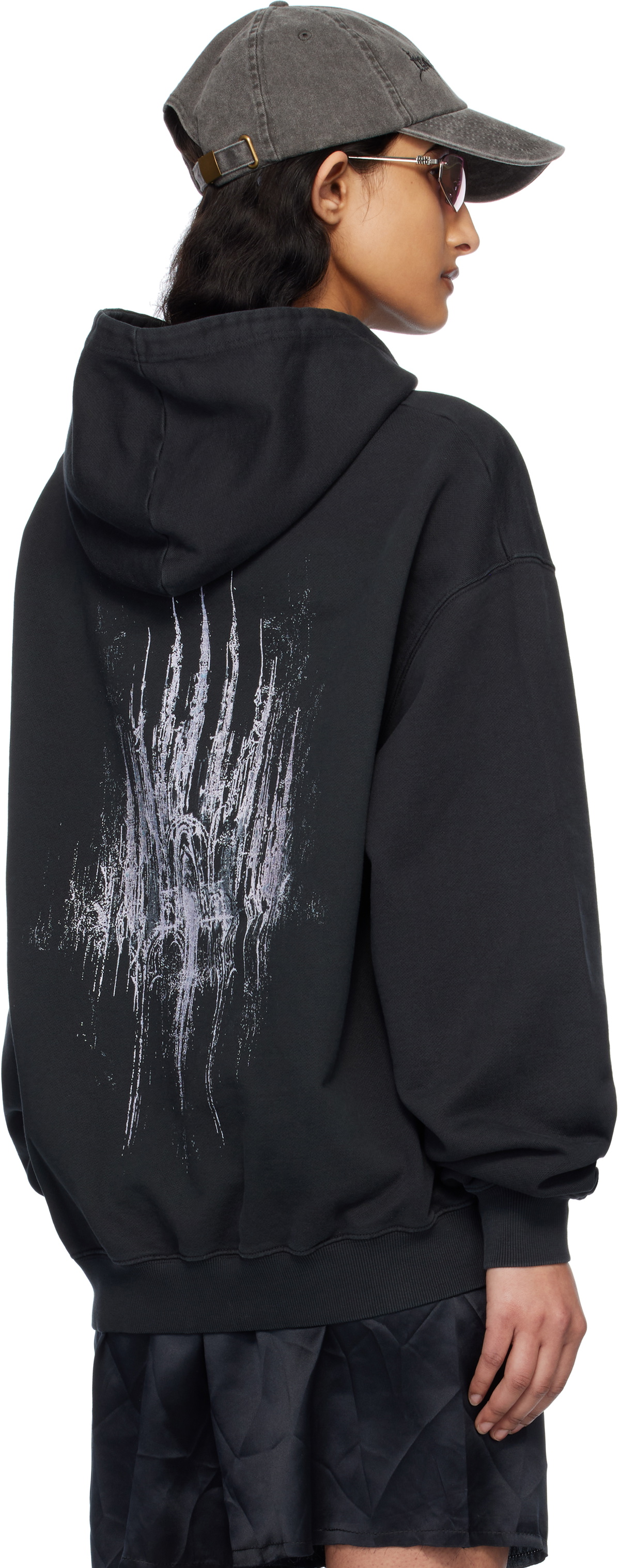 Liza Keane Black 'Tears of Eros' Hoodie
