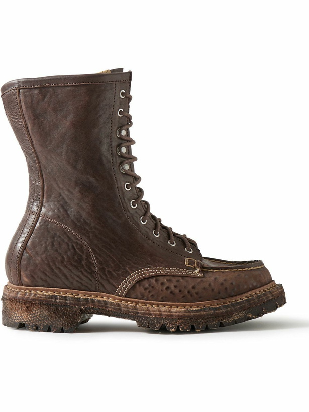 Photo: Visvim - Hi-Folk Scout Moc Leather Boots - Brown