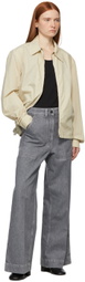 Lemaire Beige 'Shirt Blouson' Jacket
