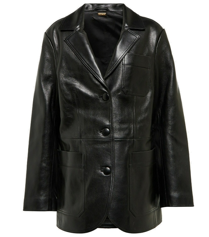 Photo: Dodo Bar Or Leather blazer