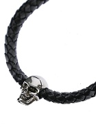 Alexander Mcqueen Skull Leather Bracelet