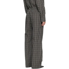 Róhe Black Relaxed-Fit Trousers