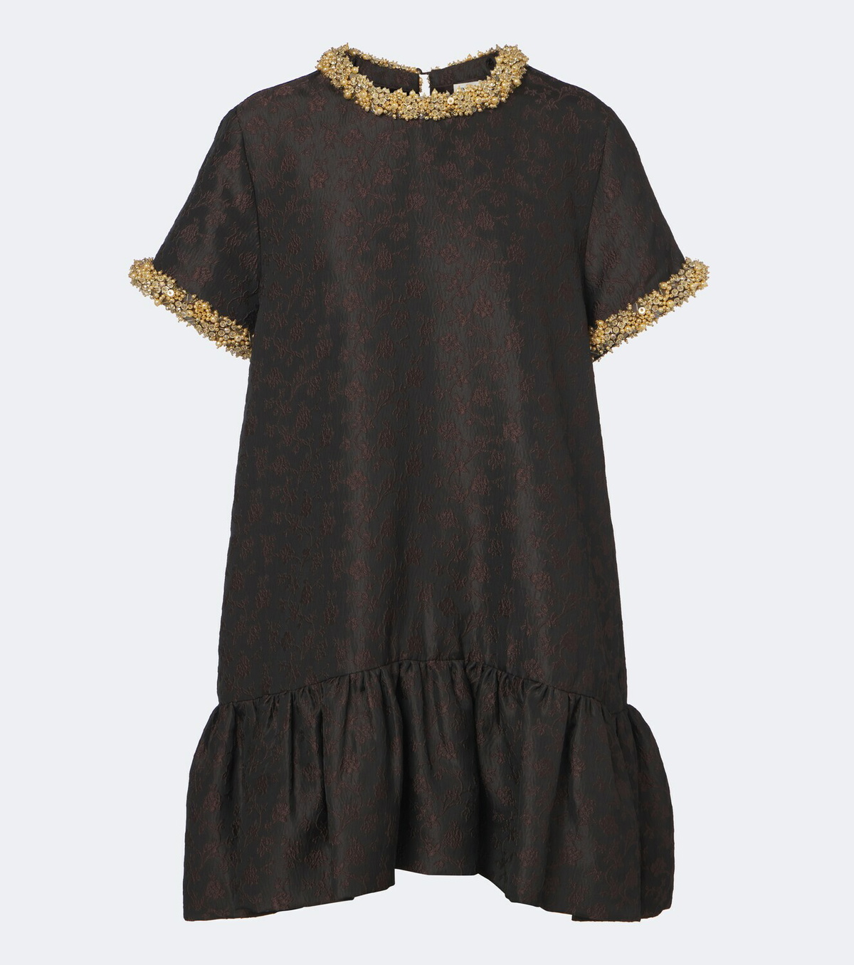 Simkhai Alison embellished jacquard minidress
