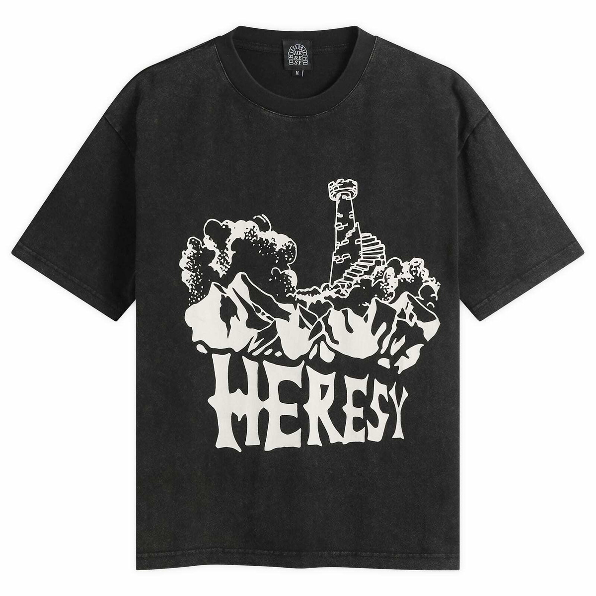 Heresy Men's Tower T-Shirt in Ash
