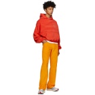 ERL SSENSE Exclusive Red Daisy Hoodie