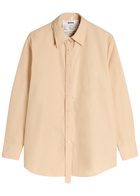 Bettter Ambrose Layered-effect Cotton-poplin Shirt Cream