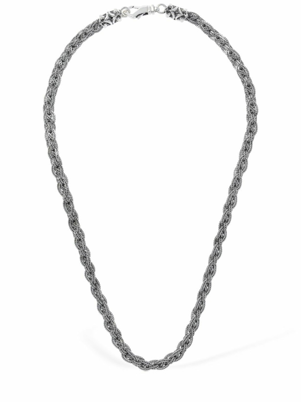 Photo: EMANUELE BICOCCHI - Celtic Braided Chain Long Necklace