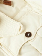 Polo Ralph Lauren - 140/2 Logo-Appliquéd Faux Fur-Trimmed Recycled-Shell Down Parka - Neutrals