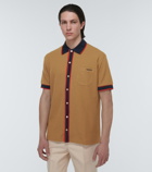 Gucci - Wool and cotton polo T-shirt