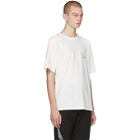 C2H4 White Distorted Horizon Coordinate T-Shirt