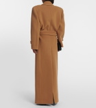 Saint Laurent Oversized wool-blend coat