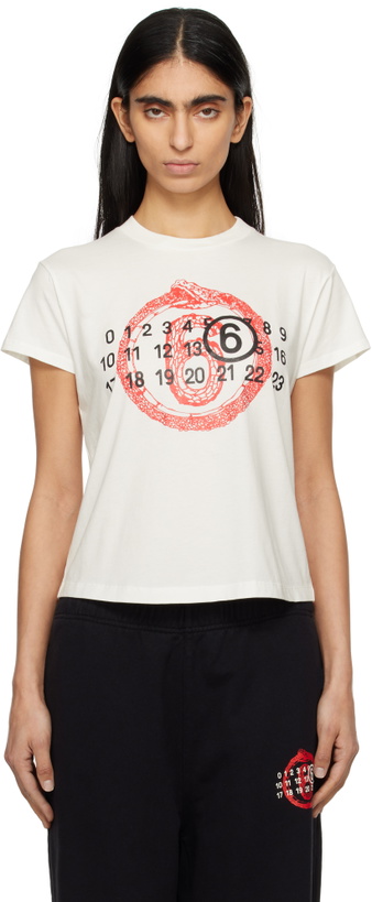 Photo: MM6 Maison Margiela White Lunar New Year Capsule T-shirt