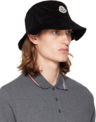 Moncler Black Reversible Bucket Hat