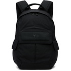 Y-3 Black Small Backpack