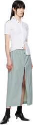 JOHANNA PARV Green Cover Midi Skirt