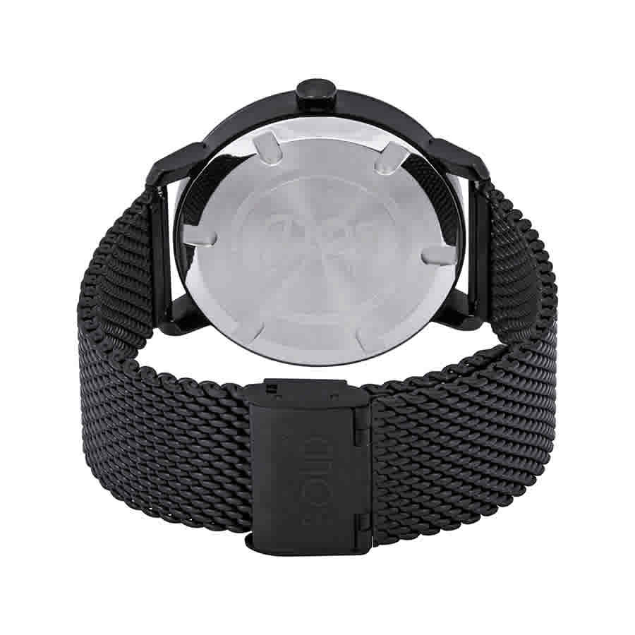 Movado Bold Black Dial Black Ion-plated MeshMens Watch 3600562