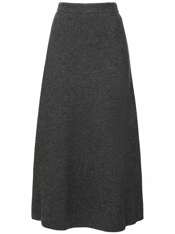 Photo: AURALEE - Milled Wool Midi Skirt