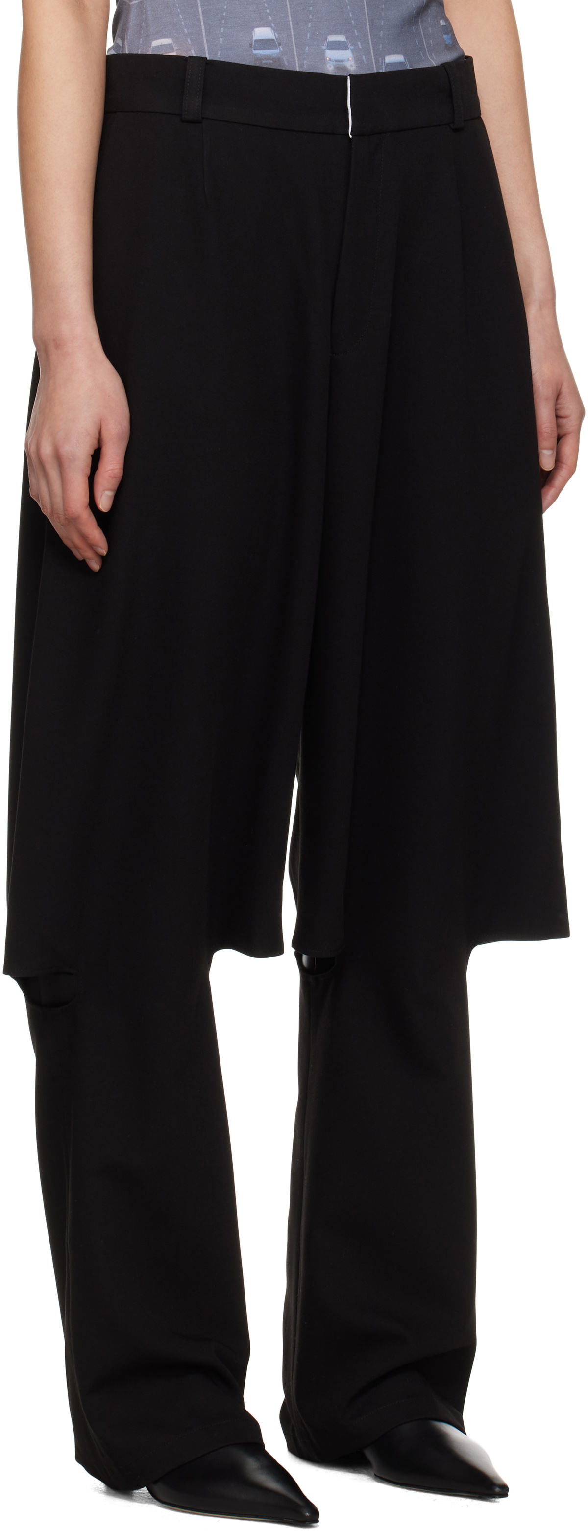J.Kim Black Anton Belinskiy Edition Suit Trousers