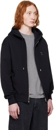 Maison Kitsuné Black Bold Fox Head Comfort Zipped Hoodie