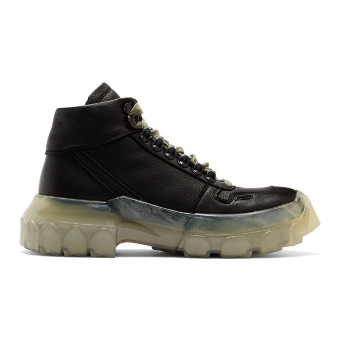 Photo: Rick Owens Black and Transparent Tractor Boots