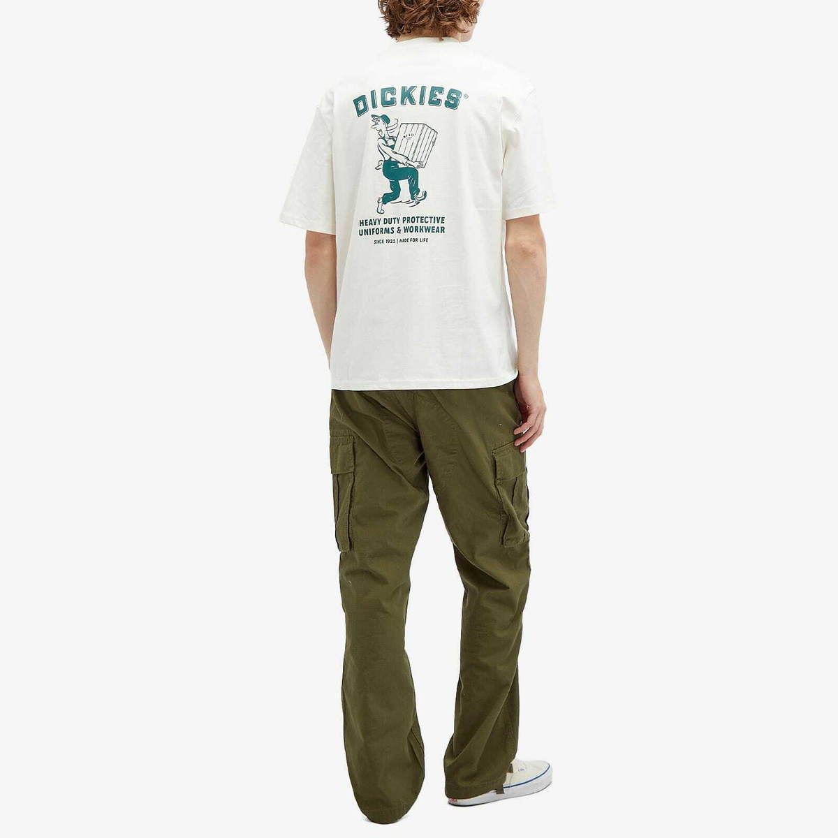 Dickies Men's Builder T-Shirt in Cloud Dickies Construct