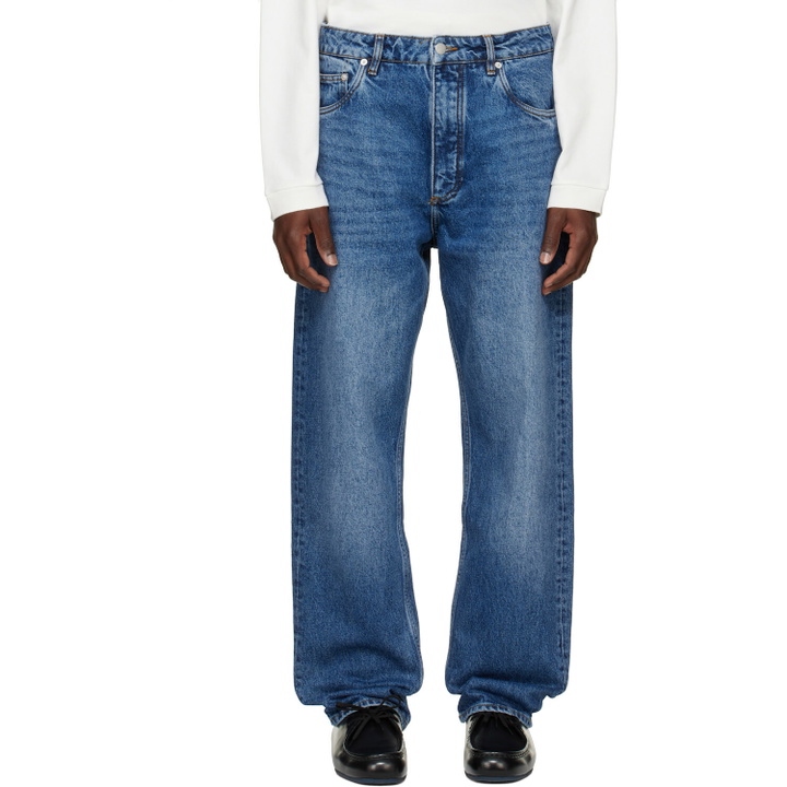 Photo: Studio Nicholson Blue Riso Straight Leg Jeans