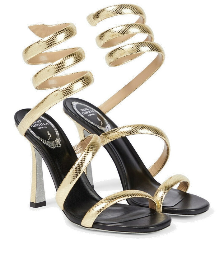 Photo: Rene Caovilla Cleo leather sandals