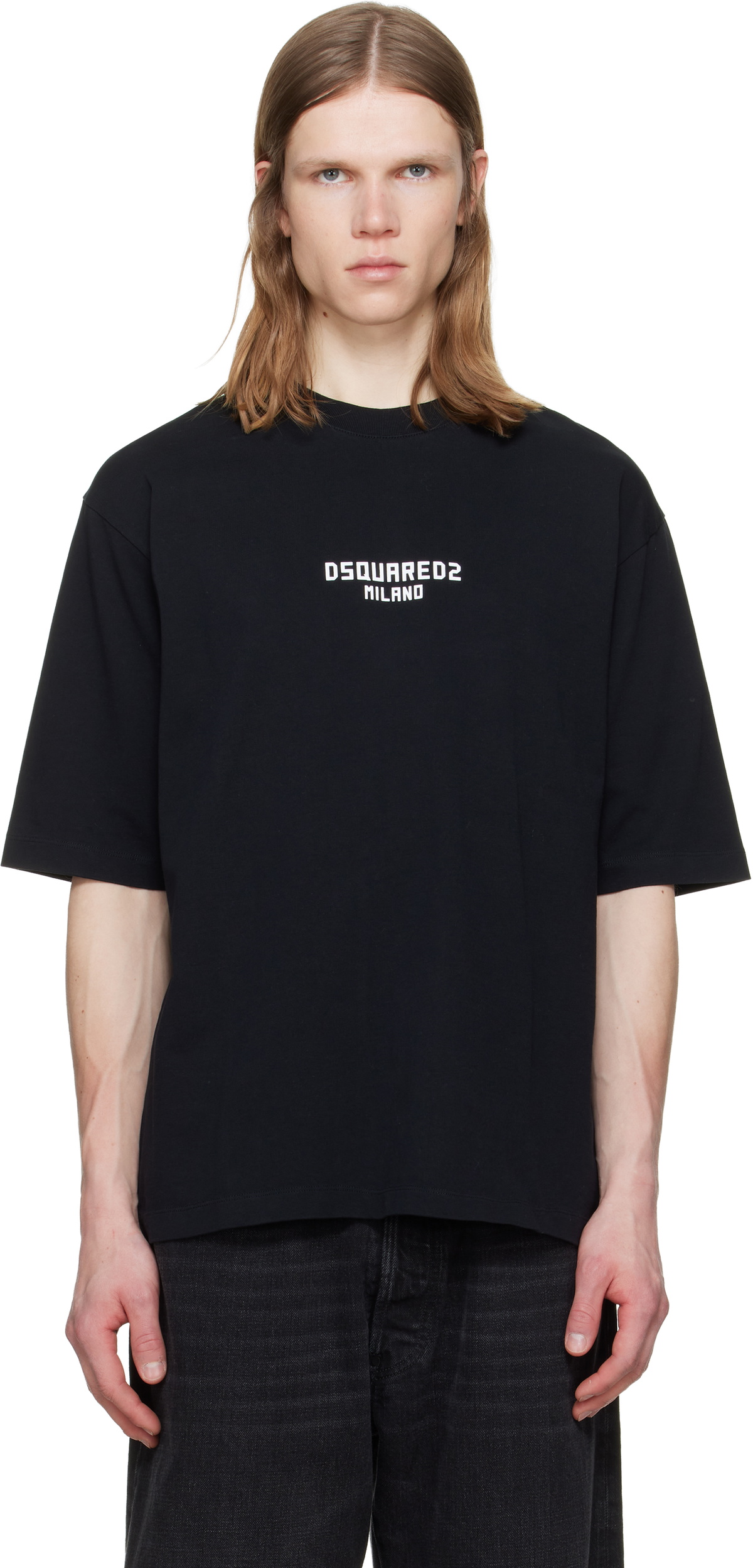 Dsquared2 Black D2 Keep Surfing Cool T-Shirt Dsquared2