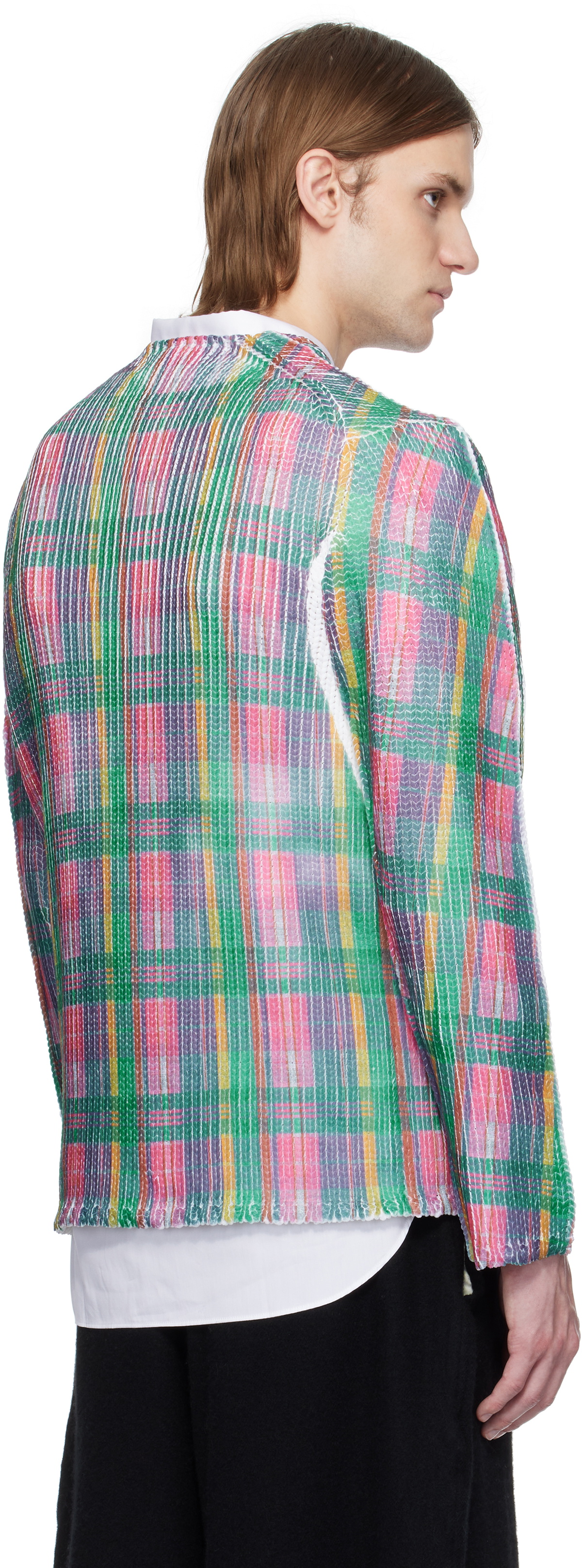 Comme des Garçons Shirt Multicolor Crewneck Sweater
