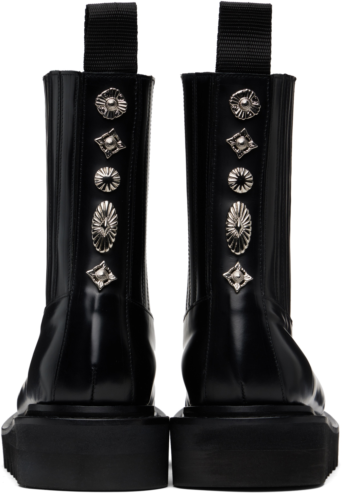 Toga Virilis SSENSE Exclusive Black Leather Chelsea Boots