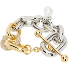 Rabanne XL Link Bi-Color Punk Style Bracelet