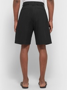 Auralee - Cotton-Gabardine Shorts - Black